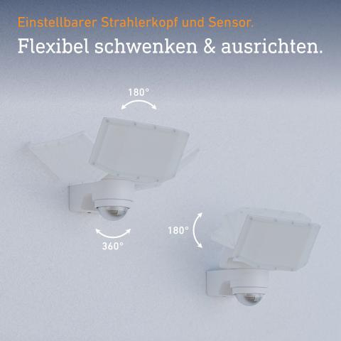 STEINEL XLED PRO Expanse SC mit Bewegungsmelder & Bluetooth - weiß